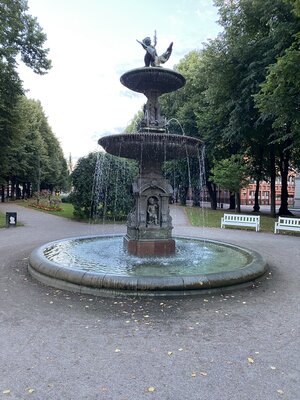 A fountain in Gävle