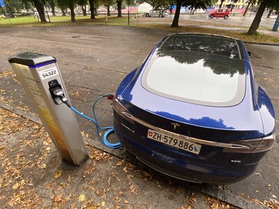 A public charger in Gävle