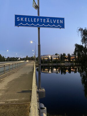 The river at Skellefteå