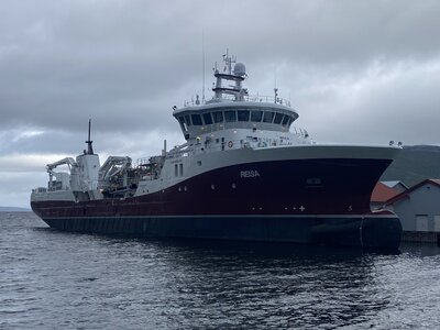 A random ship underway to Honningsvåg