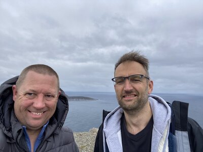 Pim and Paul at commercial nordkapp