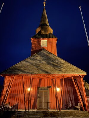 The church of Kautokeino (closeup)