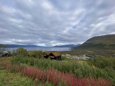 The view from Björkliden charging station