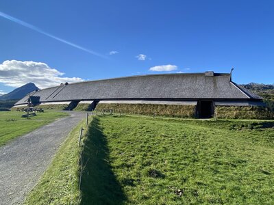 A chieftains house at the Lofoten museum in Borg