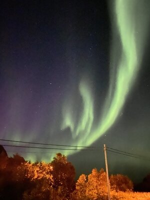 Aurora Borealis over Moskenes