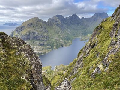 Ågvatnet is stunning from up here