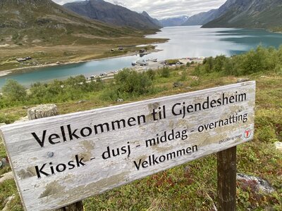 Up the Besseggen trail at Gjendesheim