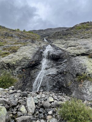 A cute little waterfall