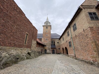 The courtyard of Akershus fortress