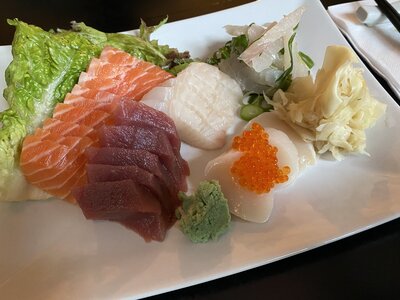 Sashimi at Japanese Dining Sato