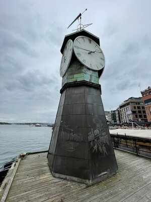 Aker Brygge Clock Tower in Oslo