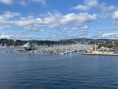 The yacht marina in Oslo