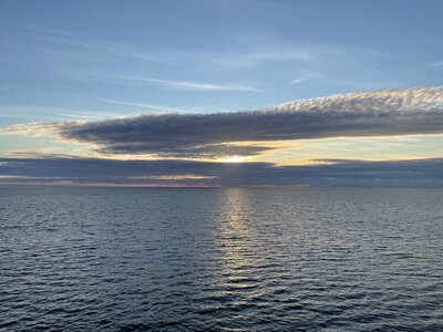 The sunset over Skagerrak