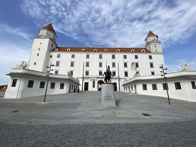 The entrance of Bratislavský hrad (Bratislava Castle)