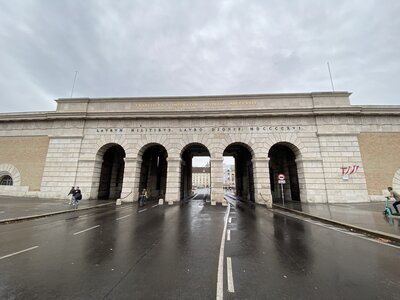 The outer castle gate at Heldenplatz in Vienna