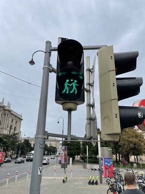 Vienna has cute stoplights for pedestrians